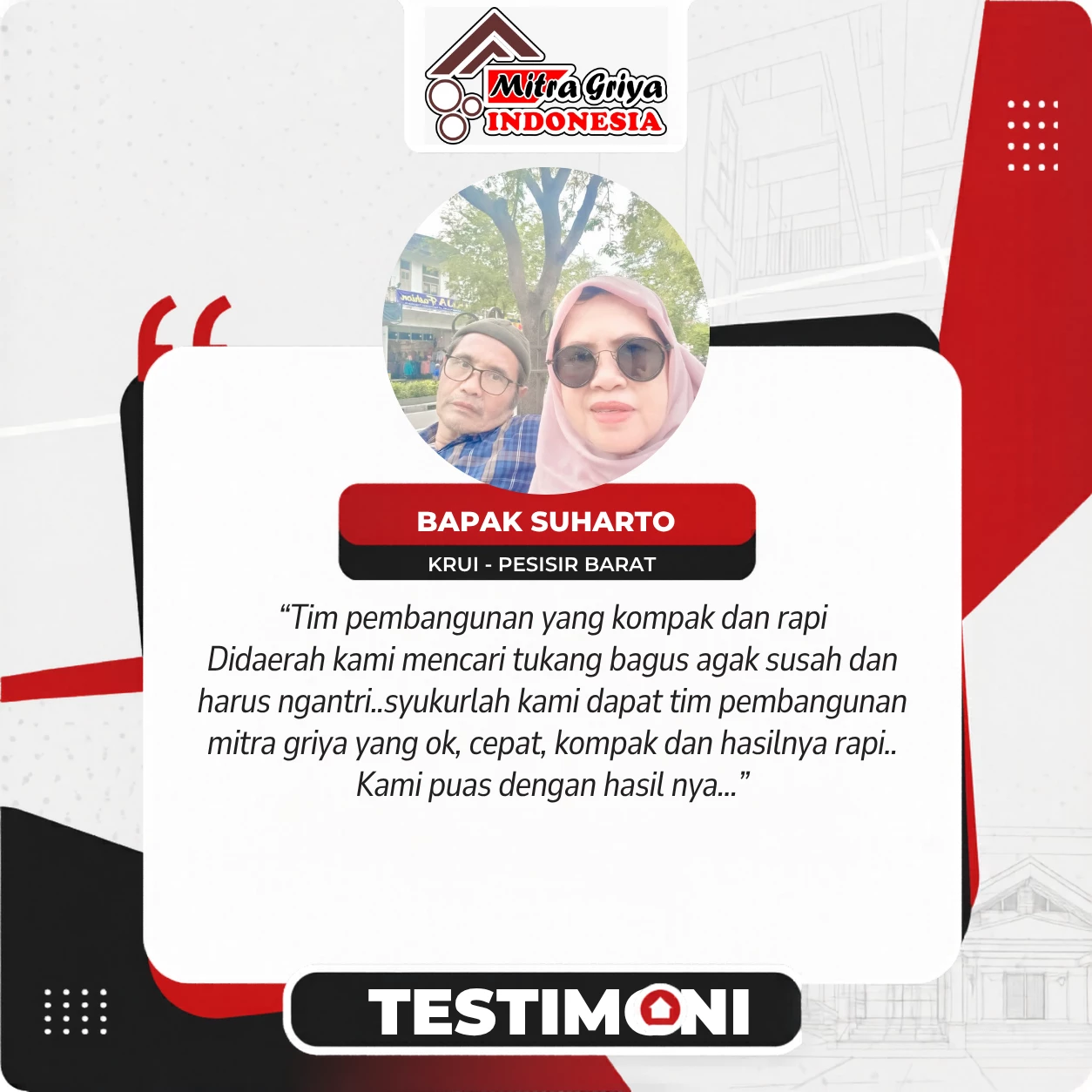 Review Klien MGI Bapak Suharto